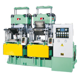 Máy ép đúc cao su chân không dạng đôi